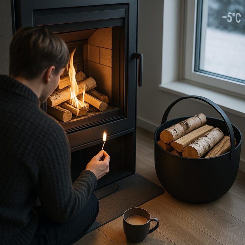 Hvordan få fyr i peisen